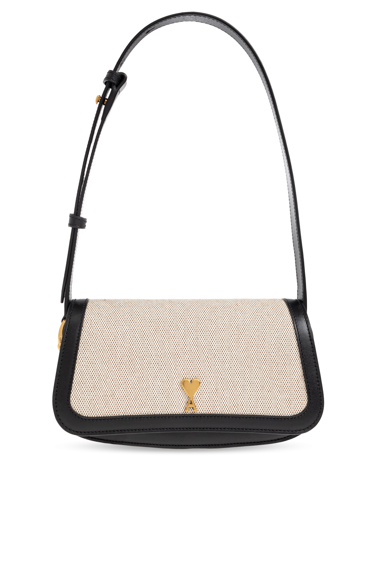 Cream Shoulder bag 'Paris Paris' Ami Alexandre Mattiussi - Vitkac